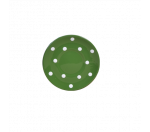 Zelená šálka s podšálkou