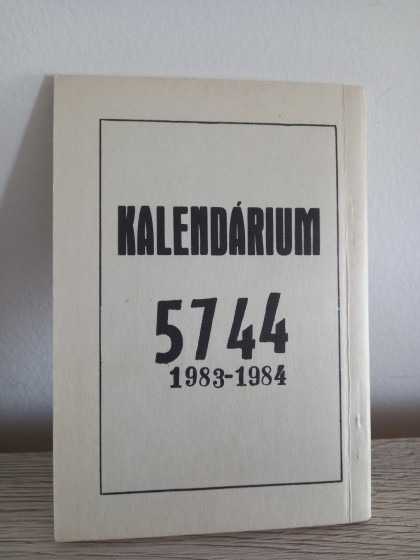 Kalendárium 5744 1983-1984