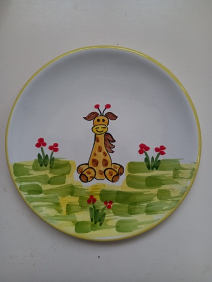 Žirafa- malý tanier