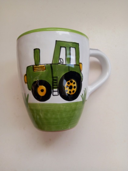 Traktor- kávový hrnček