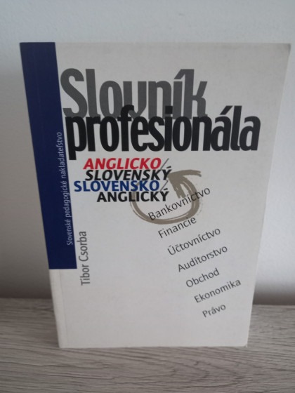 Slovník profesionála anglicko-slovenský, slovensko-anglický