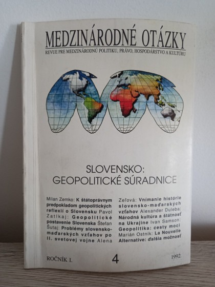Slovensko: Geopolitické súradnice