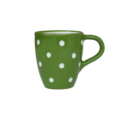 Zelený kávový hrnček