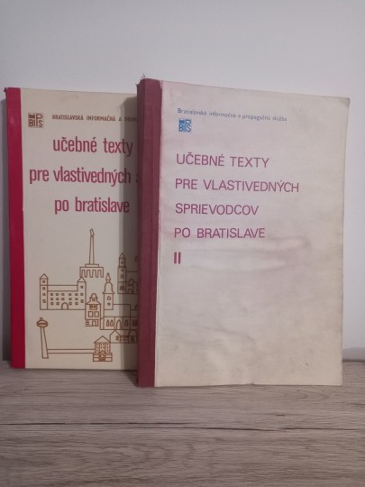Učebné texty pre vlastivedných sprievodcov po Bratislave Učebné texty pre vlastivedných sprievodcov po Bratislave