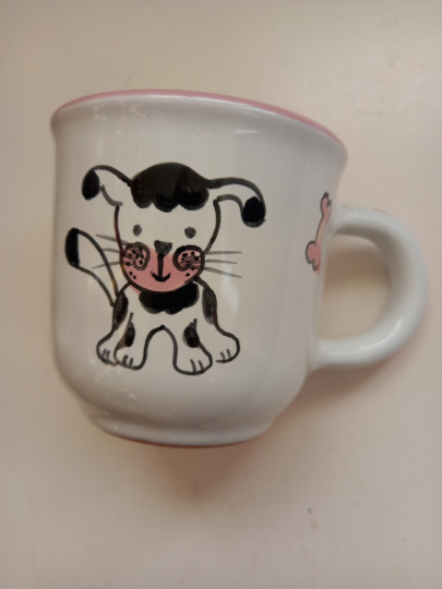 Psíček- raňajkový hrnček