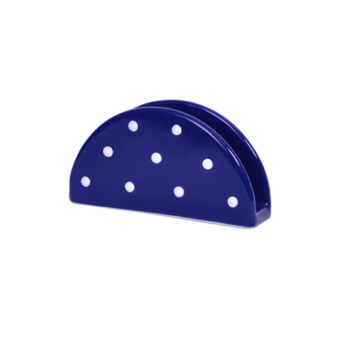 Modrý stojan na obrúsky